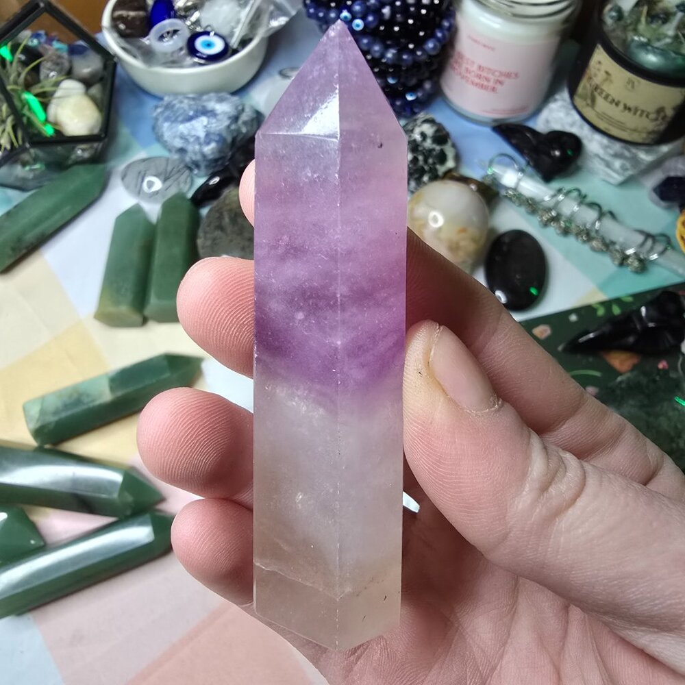 Fluorite Crystal Tower - Picture 3 of 4